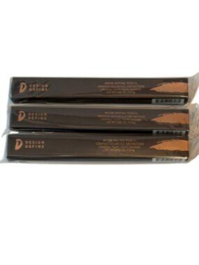 Lot of 3 Design Define Brow Definer Pencil Universal Taupe Eyebrow Makeup
